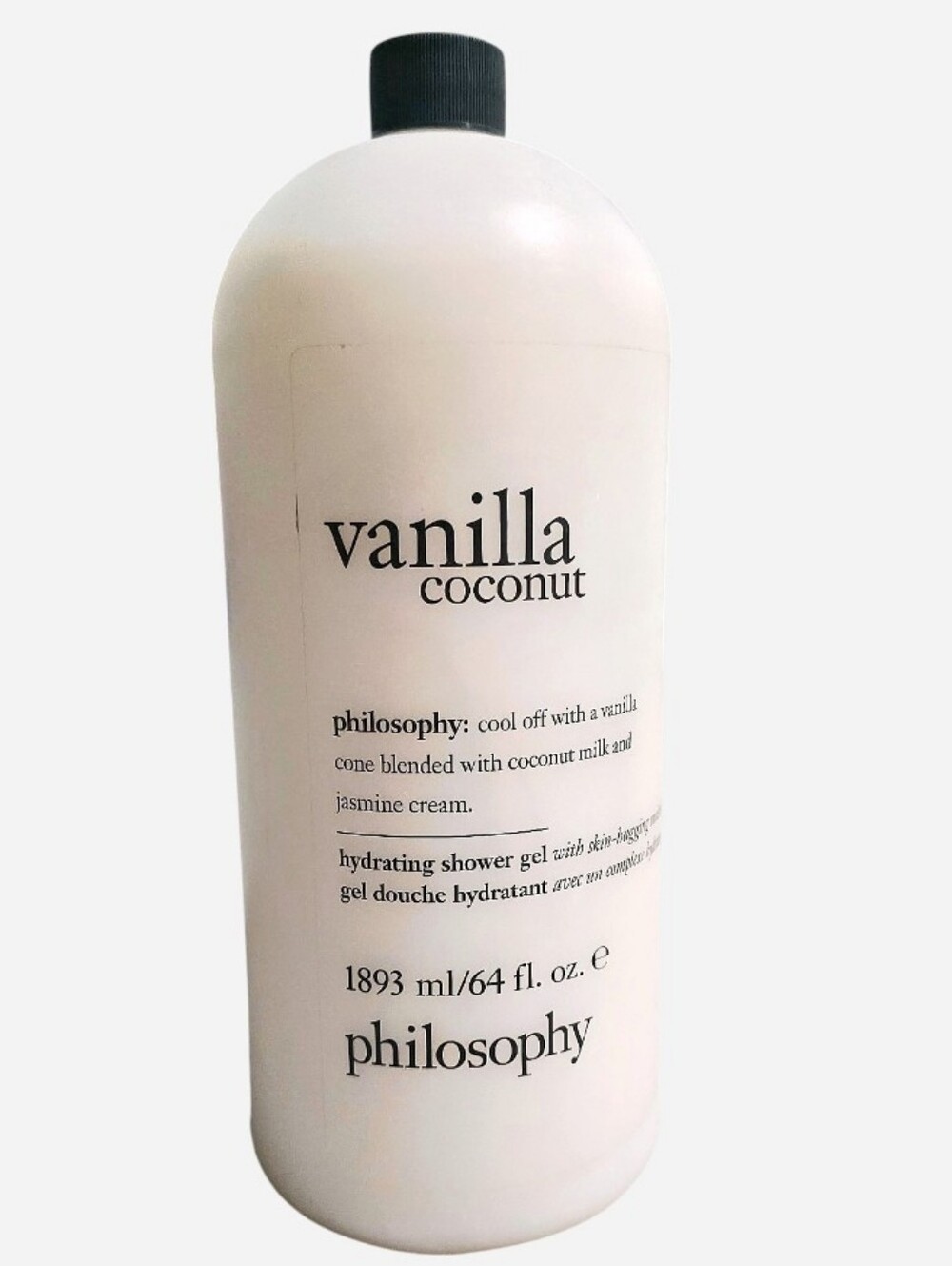 JUMBO SIZE-- Philosophy Vanilla Coconut Shower Gel - 64 Oz.